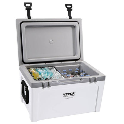 VEVOR Insulated Portable Lunchbox Cooler, Max 52 Qt - Holds 50 Cans, Ice Retention Hard Cooler with Heavy Duty Handle, Ice Chest Lunch Box for Camping, Beach, Picnic, Travel, Outdoor VEVOR Super Brand Day